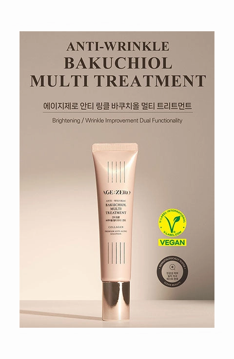 [AGE:ZERO] Anti Wrinkle Vegan Bakuchiol Multi Treatment (35Ml/1.18fl.oz)