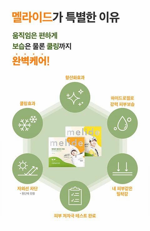 [Airmuse] Melide Patch Standard, Wide (2patch x 5Pcs)