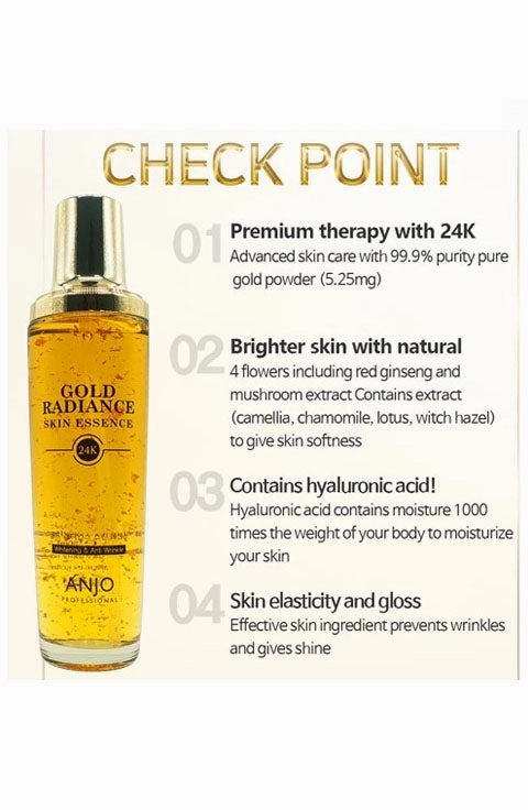 [ANJO] Gold Radiance Skin Essence (150Ml /5.07 fl.oz)