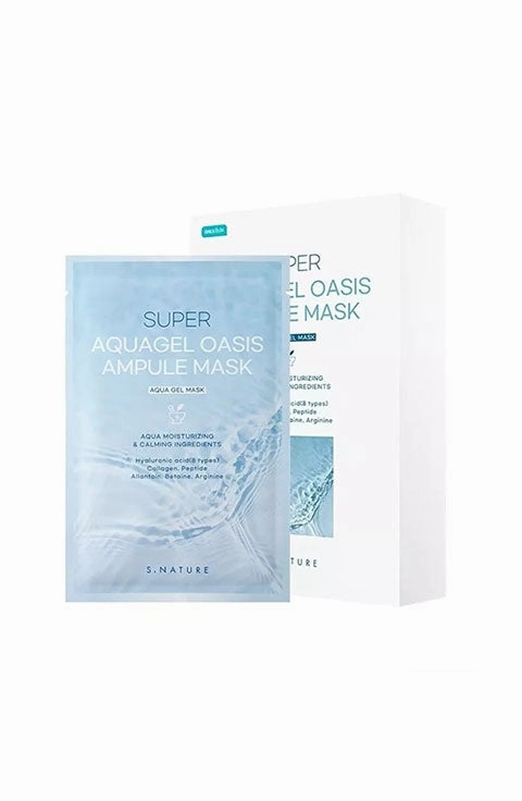 [S.NATURE] Super Aquagel Oasis Ampule Mask(1Pcs Or 1Box(5Pcs)