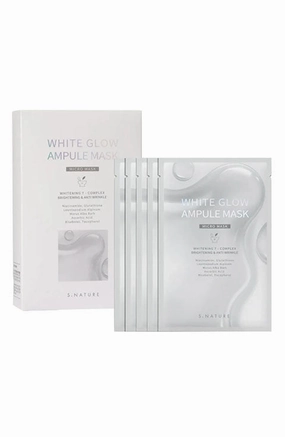 [S.NATURE] White Glow Ampule Mask (1Pcs Or 1Box(5Pcs)