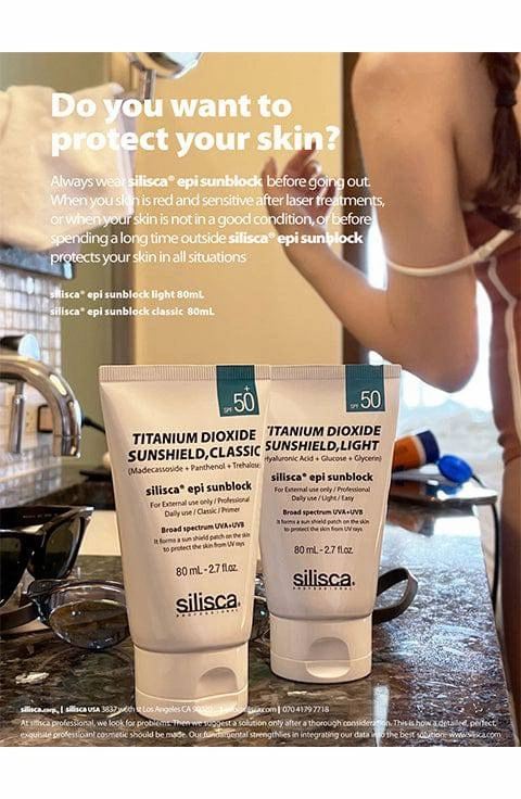 [SILISCA] Epi Sunblock Classic or Light (80mL)