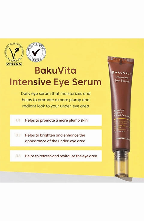 [THANK YOU FARMER] BaKuVita Intensive Eye Serum (30mL/ 1.05fl.oz)