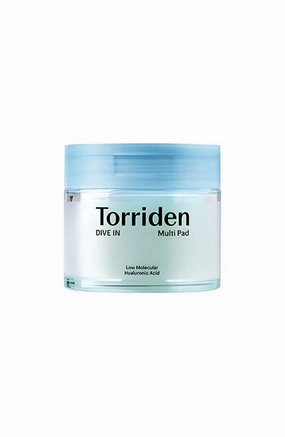 [Torriden] Dive-in Vegan Hyaluronic Acid Toner Pads for Face (80ct)