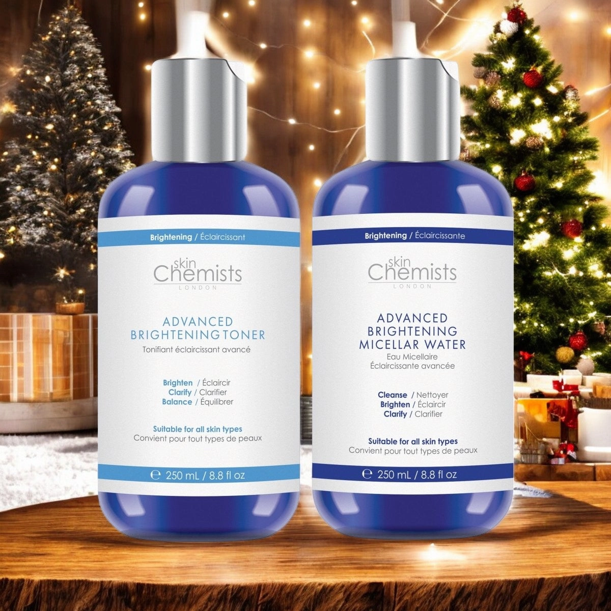 Advanced Brightening Toner & Marine Micellar Water Kit