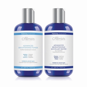 Advanced Brightening Toner & Marine Micellar Water Kit
