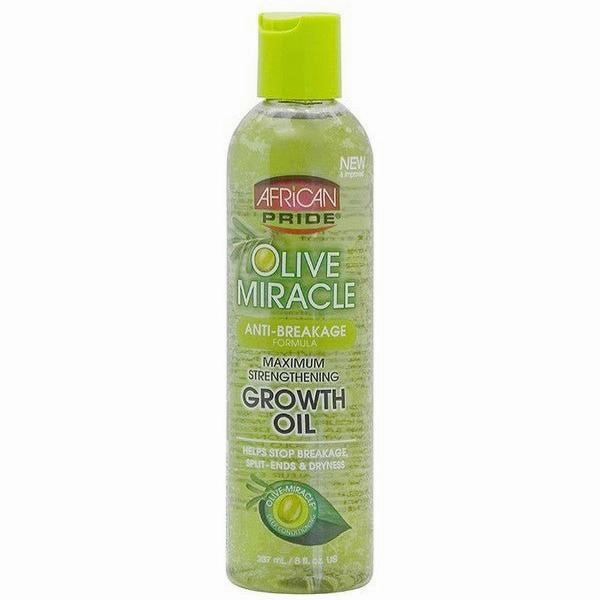 African Pride Olive Miracle Anti-Breakage, Maximum Strengthening Growth Oil 237m