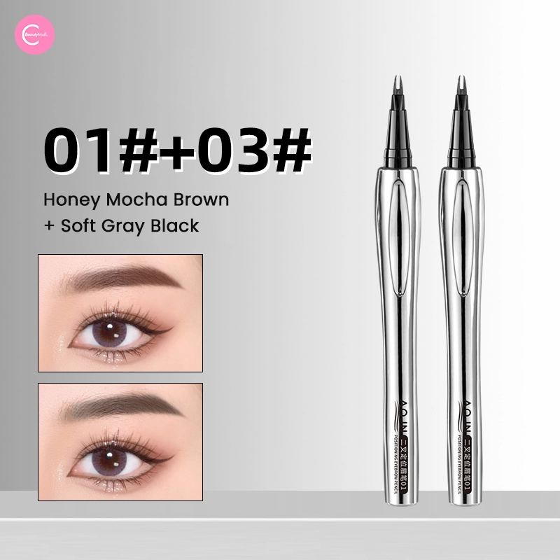 AOJN Dual-Tip Liquid Brow Pen – Precision Wild Brow Shaper
