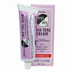 Black and White Skin Tone Cream -for Smooth Even Complexion (Choose Your Size)