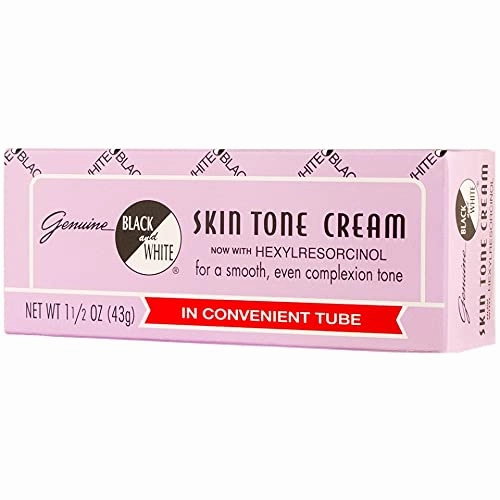 Black and White Skin Tone Cream -for Smooth Even Complexion (Choose Your Size)
