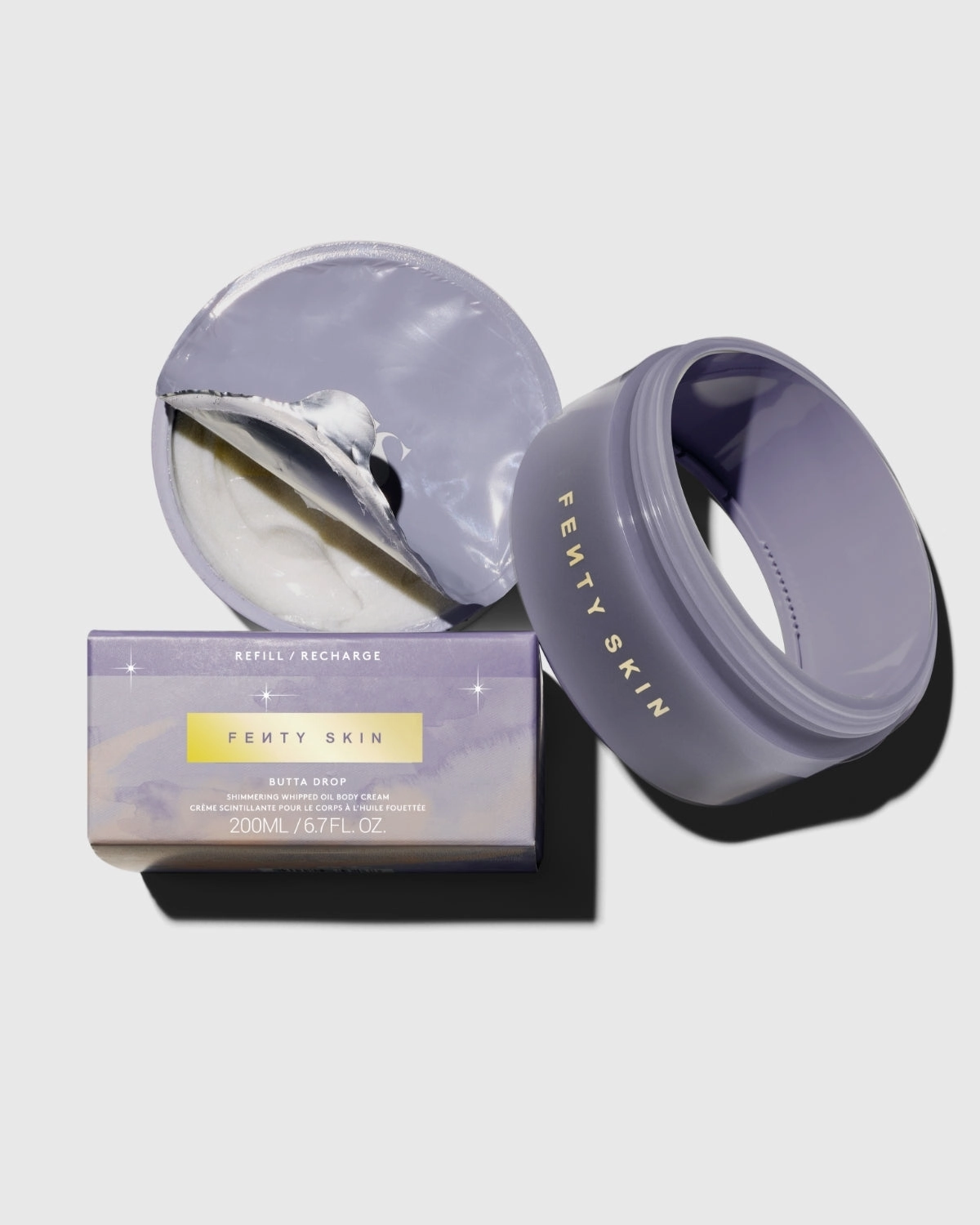 Butta Drop Whipped Oil Body Cream with Tropical Oils   Shea Butter — Fenty Fresh Shimmering