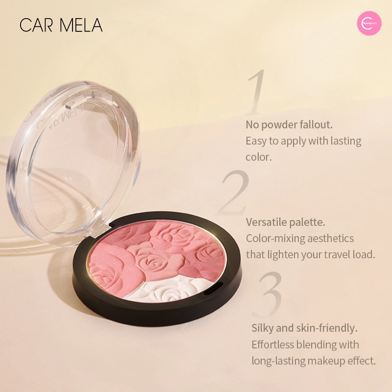 CARMELA Embossed Highlighter & Blush Palette