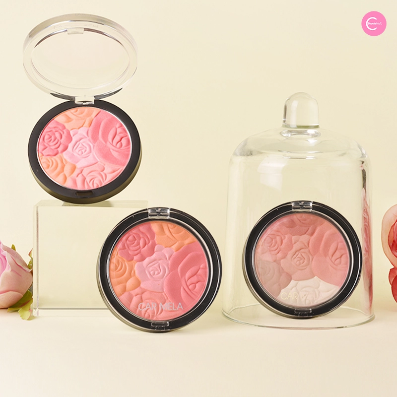 CARMELA Embossed Highlighter & Blush Palette