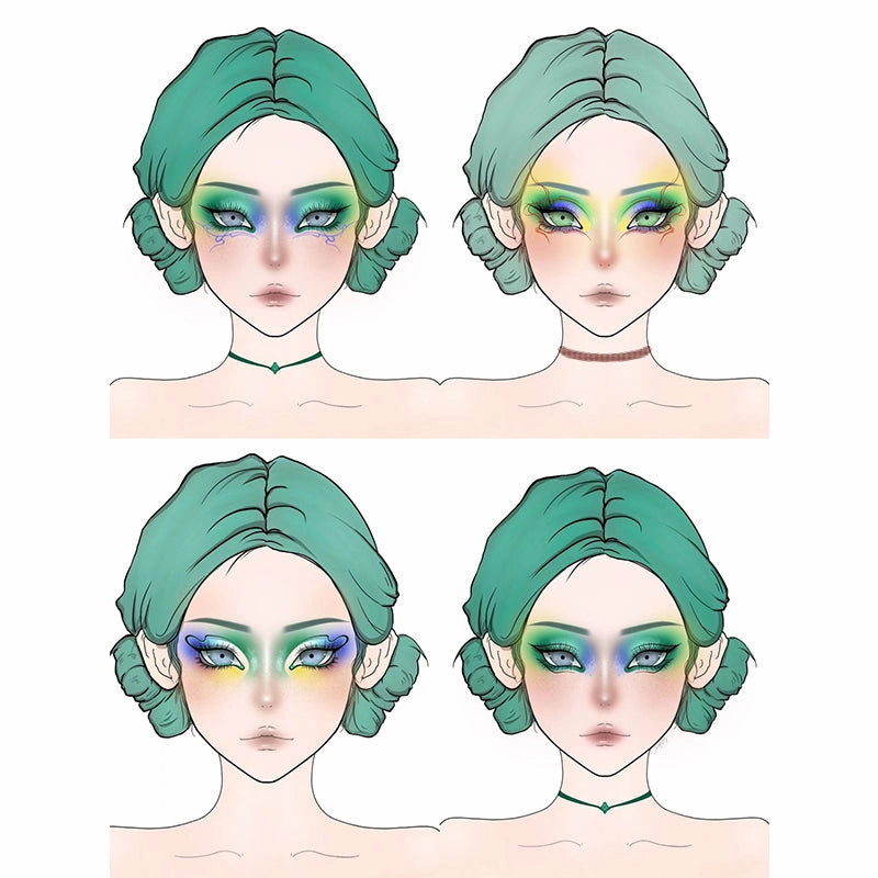 Cold N Wild Dunhuang Six-Color Eyeshadow Palette