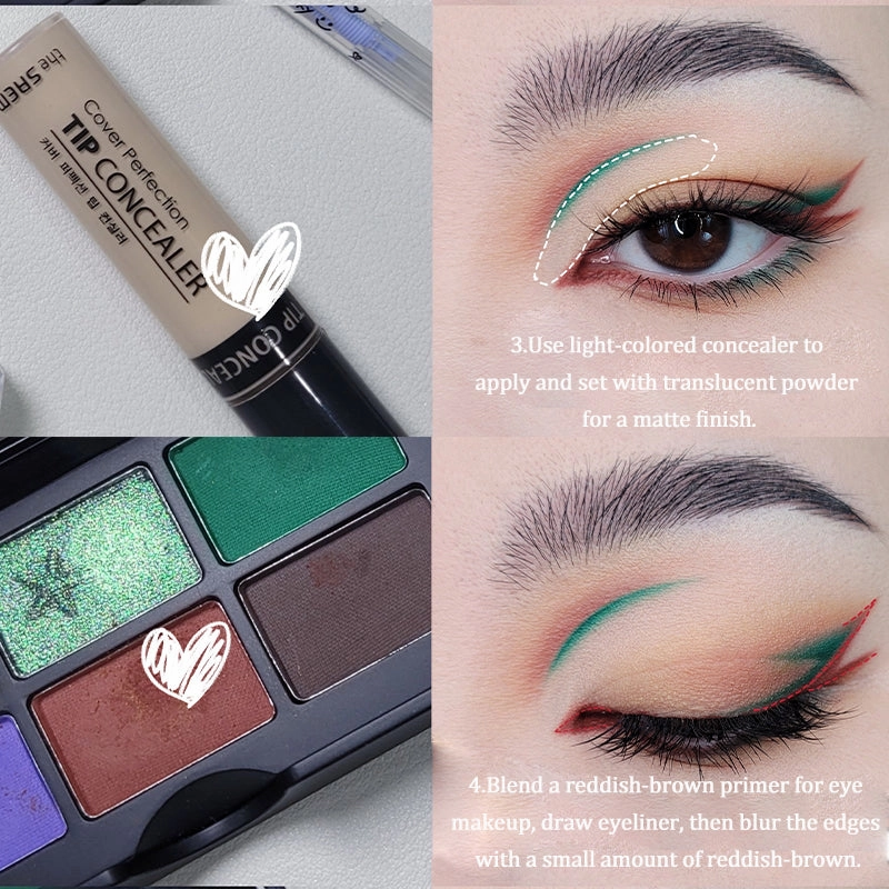 Cold N Wild Dunhuang Six-Color Eyeshadow Palette