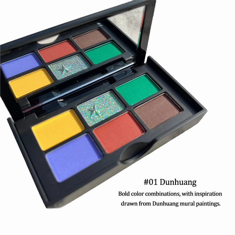 Cold N Wild Dunhuang Six-Color Eyeshadow Palette