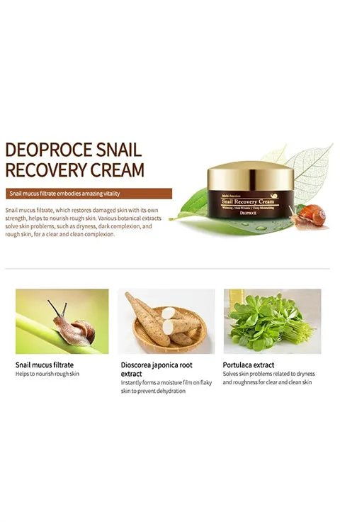 [DEOPROCE] Multi-Function Snail Recovery Cream (100g/3.38fl.oz)