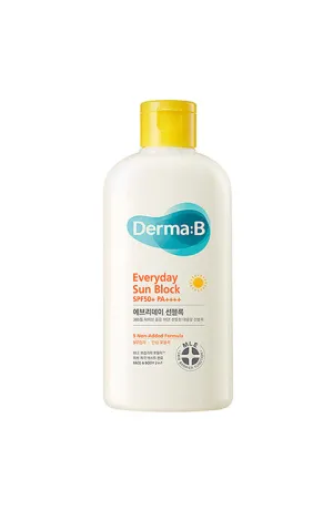 [Derma B] Everyday Sun Block Large Size Sunscreen SPF50  PA     (200mL/6.71fl.oz)