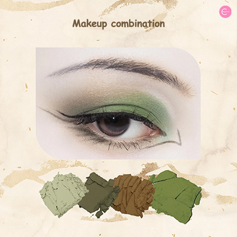 DRAMO "Moon Cycle Project" Essence Series 10-Color Eyeshadow Palette 009 – Tea Dye