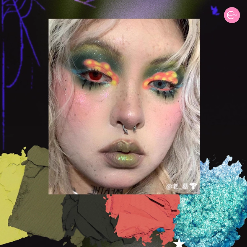DRAMO X @ro_om_e Multiverse Eyeshadow Palette – 666 Enchanted Forest