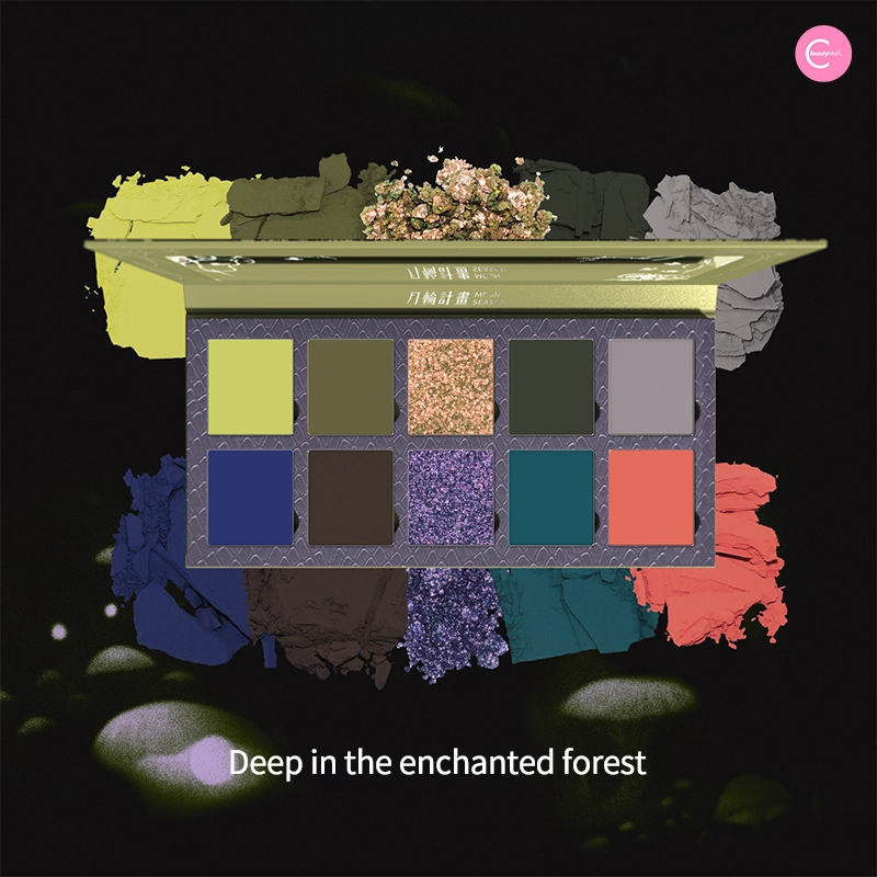 DRAMO X @ro_om_e Multiverse Eyeshadow Palette – 666 Enchanted Forest