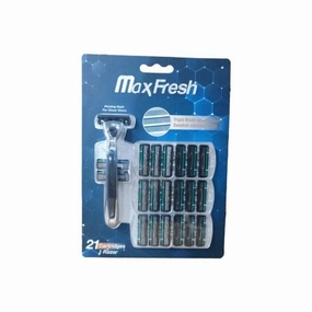 Dreamfix Maxfresh 1 Razor Sweden Stainless Steel With 21 Replaceable Cartridges