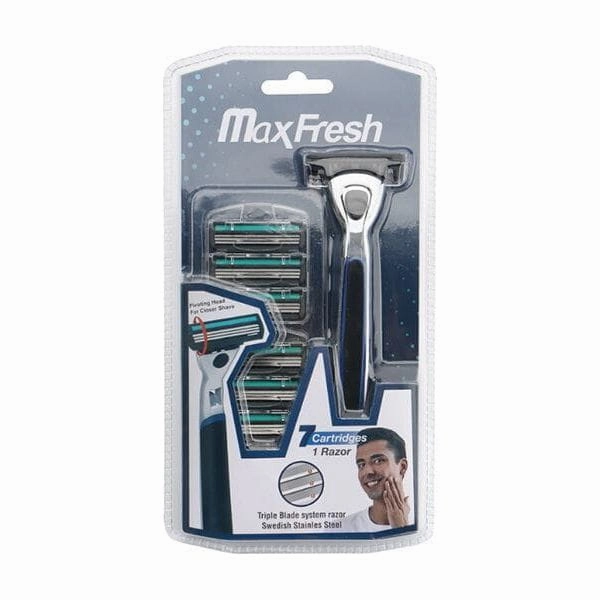 Dreamfix Maxfresh Men 1 Razor With Replaceable 7 Cartridges