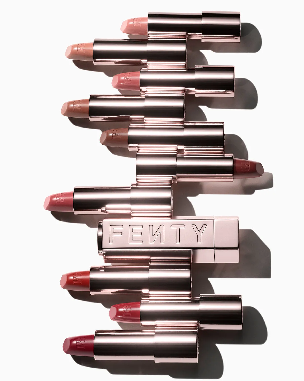 Fenty Icon The Case Semi-Matte Refillable Lipstick — Metallic Nude