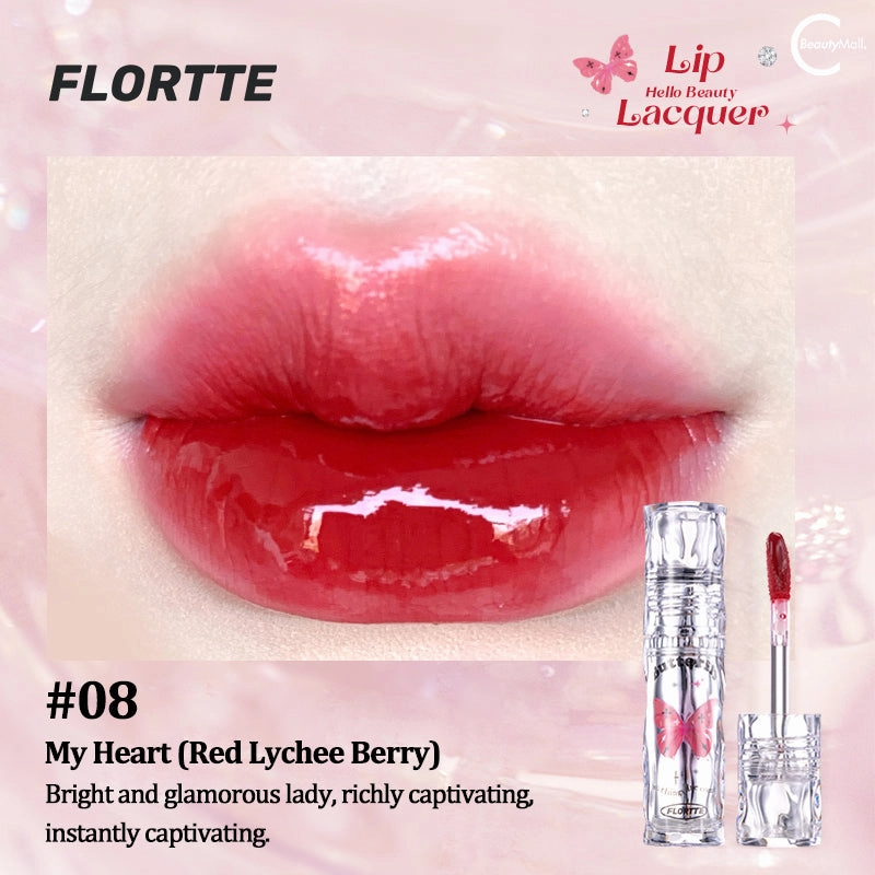 FLORTTE Gorgeous Merlia Lip Lacquer