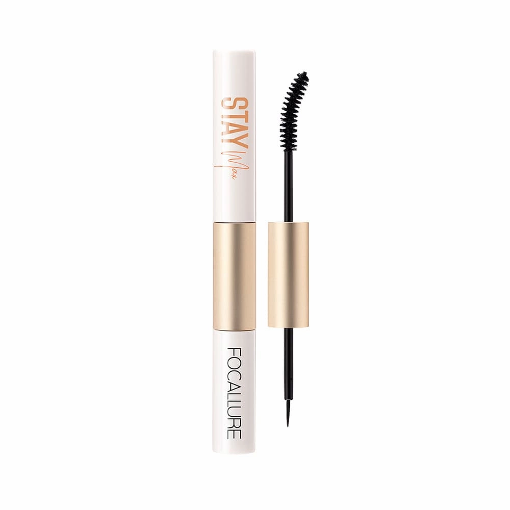 Focallure Stay Waterproof Mascara & Eyeliner 2-in-1 01