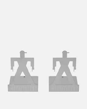 Foundation Bookends Silver