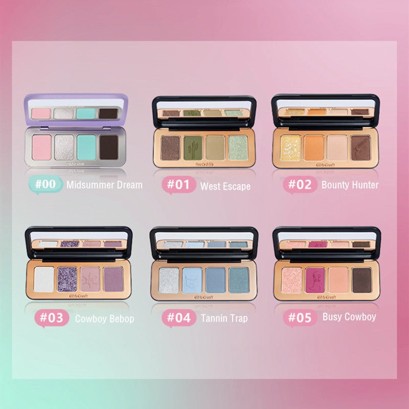 Girls Crush Adventure Game Series 4-Color Eyeshadow Palette
