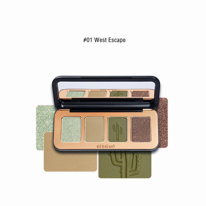 Girls Crush Adventure Game Series 4-Color Eyeshadow Palette