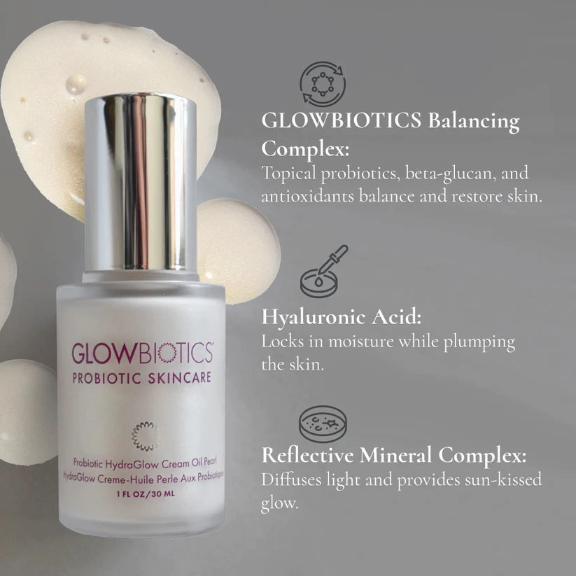 Glowbiotics Probiotic HydraGlow Cream Oil Pearl