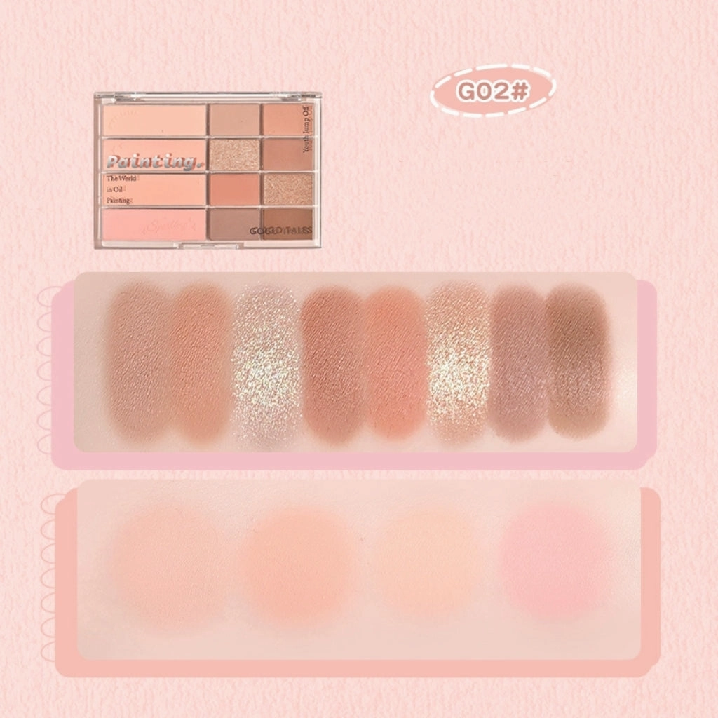 GogoTales Soft Mist Blusher Eyeshadow Palette