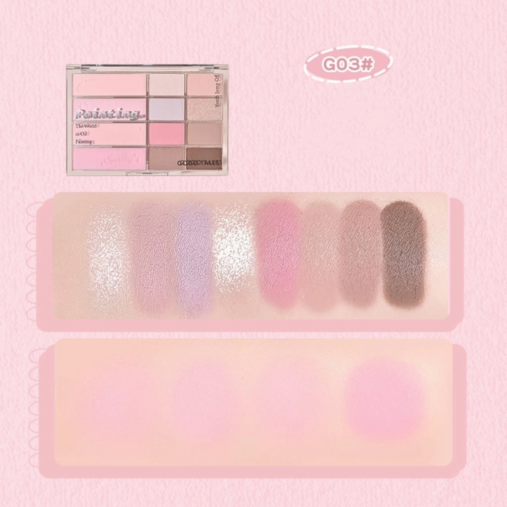 GogoTales Soft Mist Blusher Eyeshadow Palette