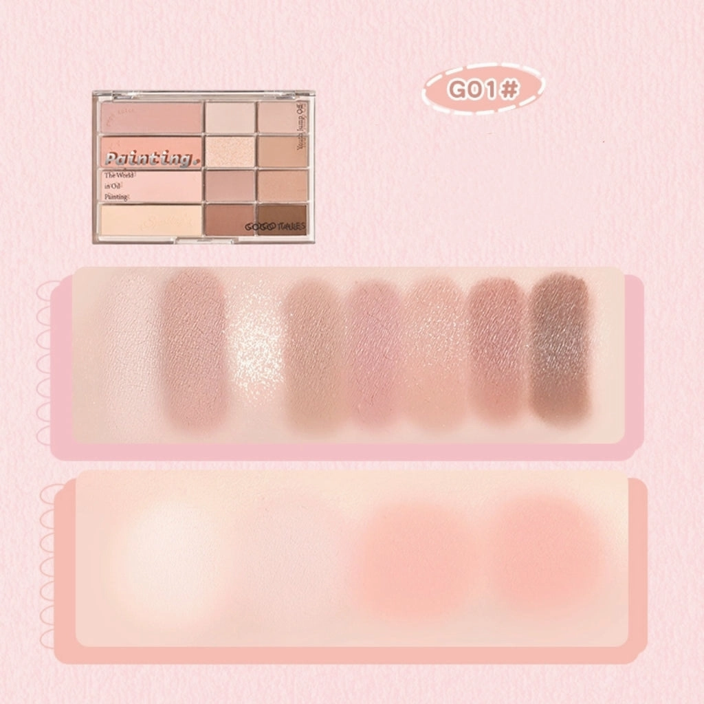 GogoTales Soft Mist Blusher Eyeshadow Palette