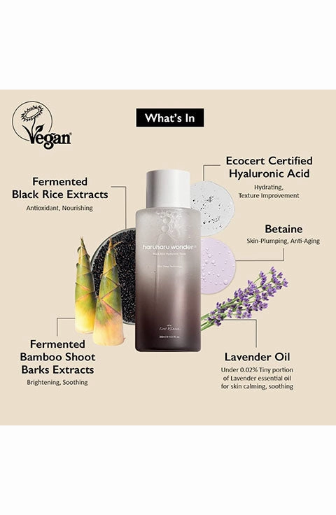 Haruharu Wonder Black Rice Hyaluronic Toner