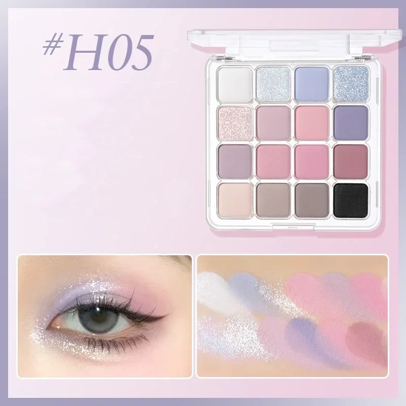Hold Live Checkered 16-Color Eyeshadow Palette