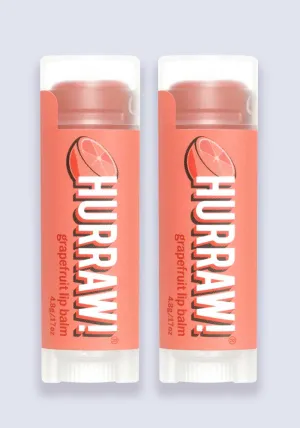 Hurraw Grapefruit Lip Balm 4.3g (per stick) - 2 Pack
