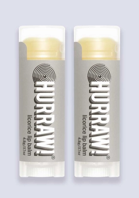 Hurraw Licorice Lip Balm 4.3g (per stick) - 2 Pack
