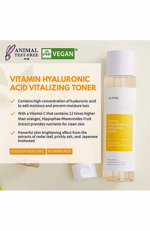 iUNIK Vitamin Hyaluronic Acid Vitalizing Toner 200ml
