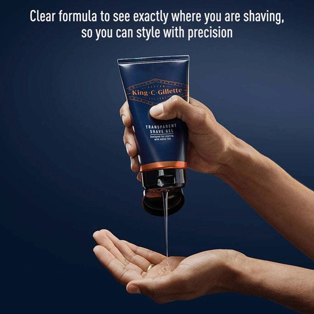 King.C.Gillette Transparent Shave Gel 150ml