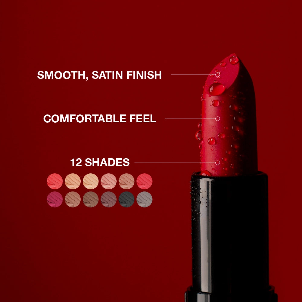 Kiss New York Professional Richly Pigmented Satin Lipstick - Choose Your Color