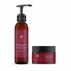 La Rose Francaise Body Lotion & Hand Cream Kit