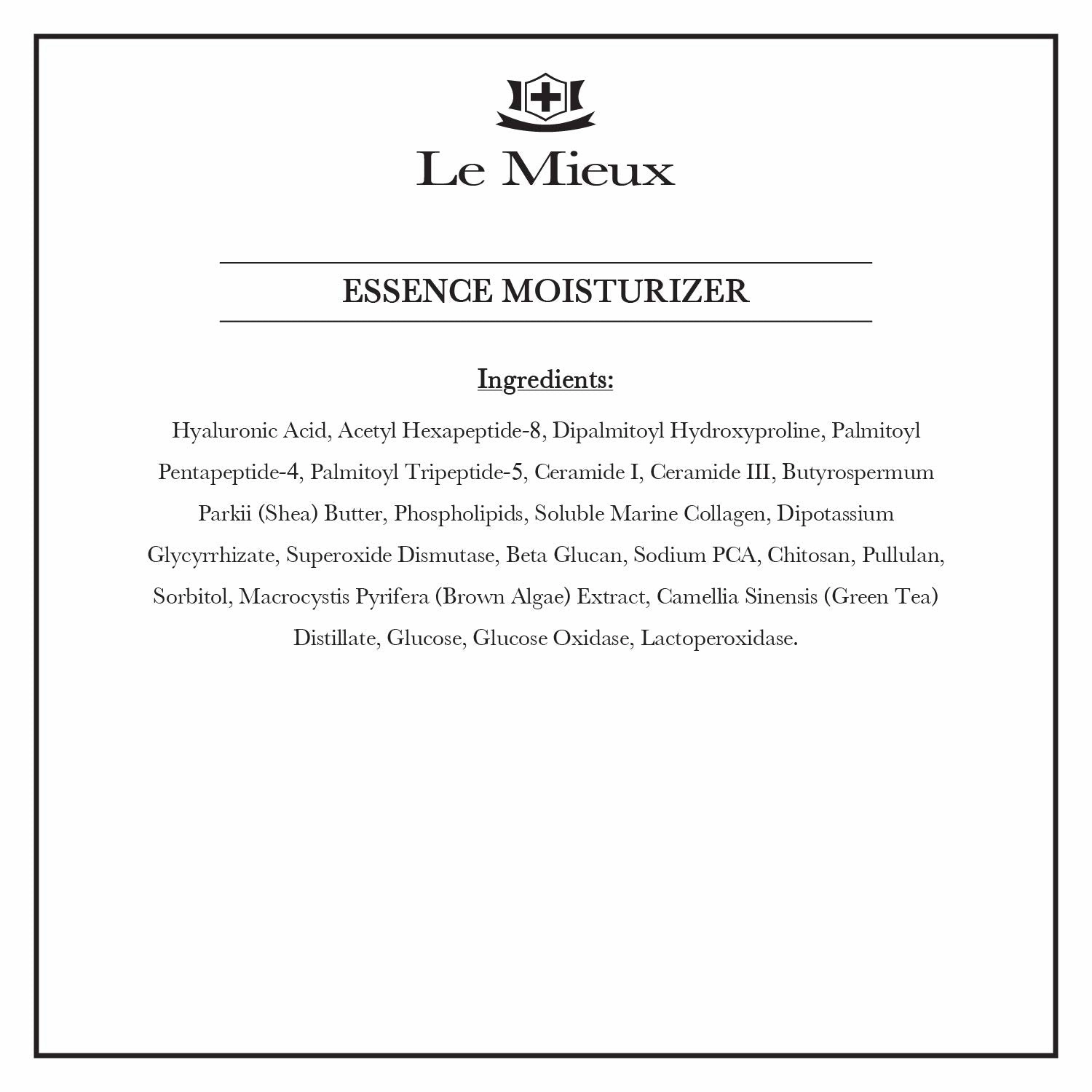 Le Mieux Essence Moisturizer 4.2oz