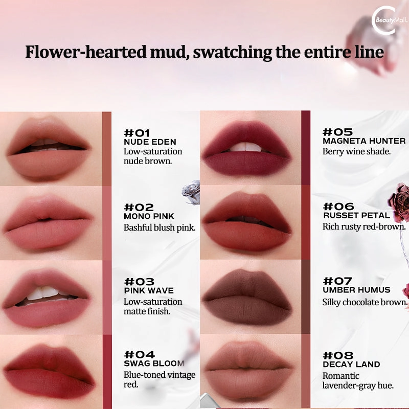 Little Ondine Heart Petal Lip Mud