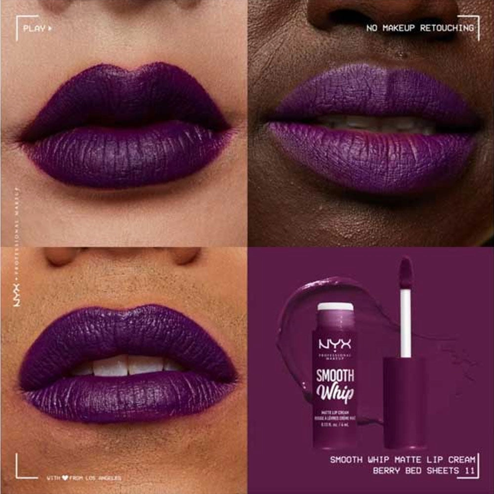 NYX Smooth Whip Matte Lip Cream Berry Bed Sheets
