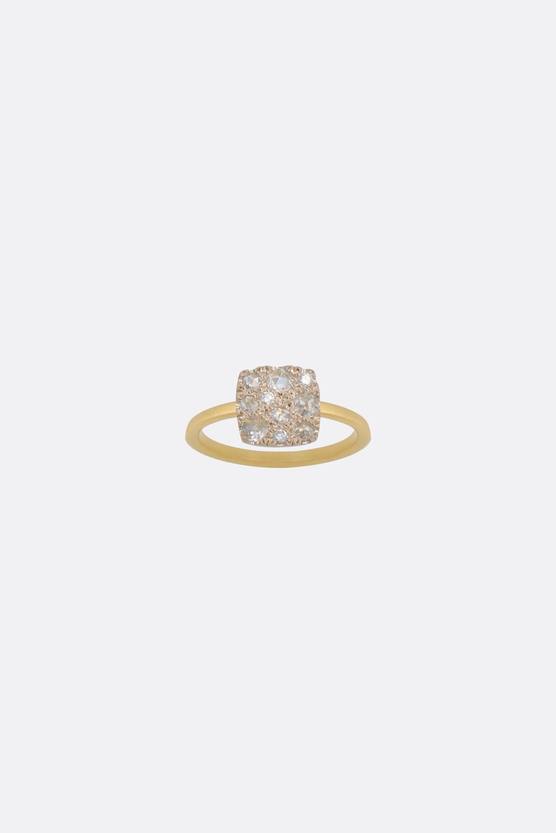 Rosecut Diamond Pavé ring