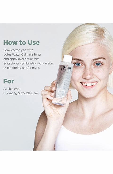 ROVECTIN - Clean Lotus Water Calming Toner-200Ml